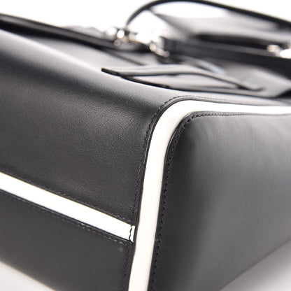 Prada Grace Lux Light Small Ouverture Shoulder Bag Black White 13 of 14
