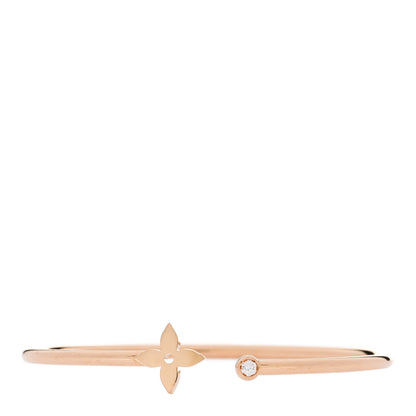 Louis Vuitton 18K Pink Gold Diamond Idylle Blossom Twist Bracelet 1 of 3
