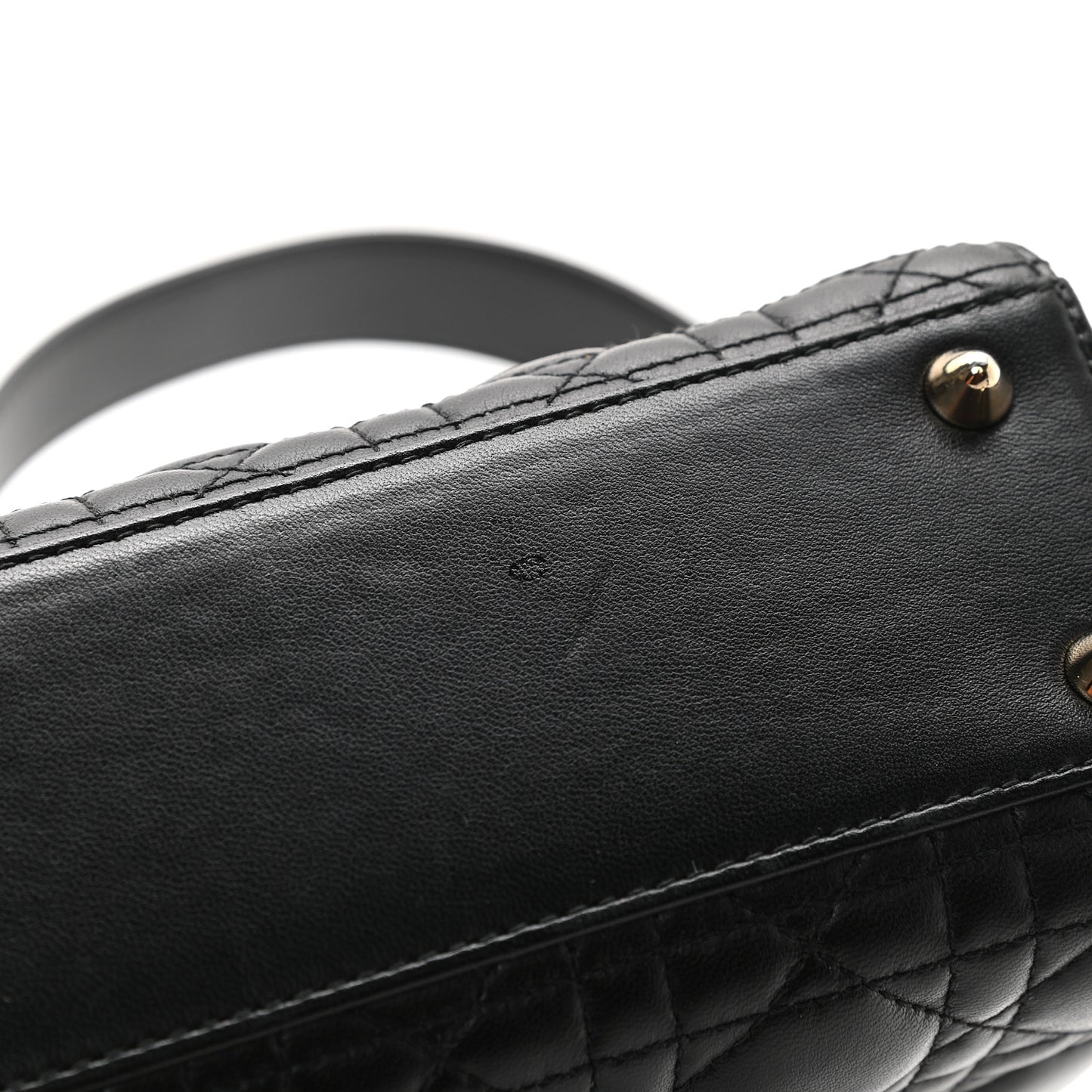Lambskin Cannage Small My ABCDior Lady Dior Black