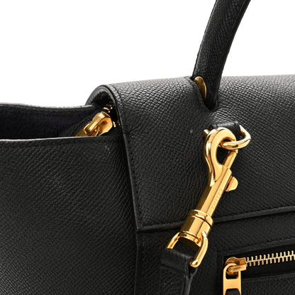 Celine Grained Calfskin Mini Belt Bag Black 10 of 15