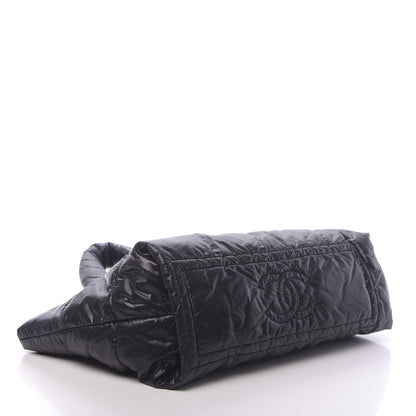 Chanel Nylon Quilted Medium Coco Cocoon Reversible Tote Black 6 of 19