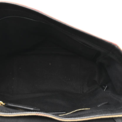 Burberry Canvas Mega Check Small Baildon Messenger Bag Black 5 of 12