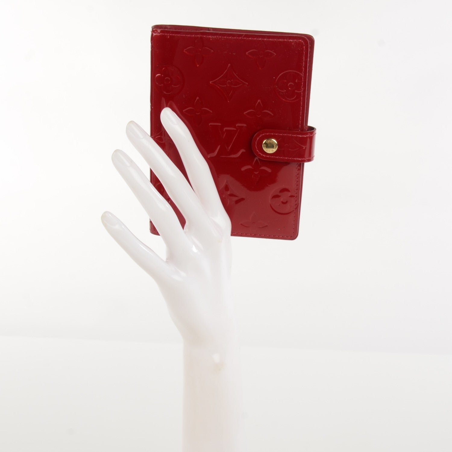 Louis Vuitton Vernis Small Ring Agenda Cover Pomme D'Amour 2 of 8
