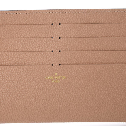 Louis Vuitton Calfskin Felicie Card Holder Insert Papyrus 6 of 6