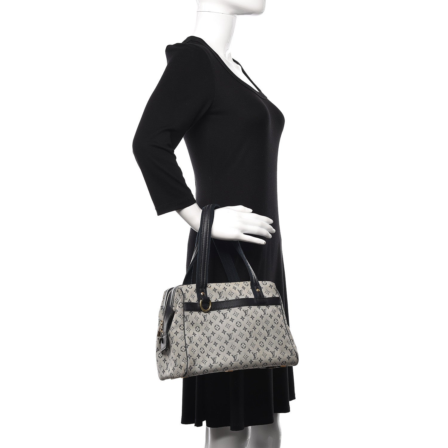 Louis Vuitton Mini Monogram Josephine PM Blue 2 of 26