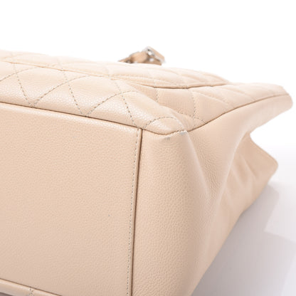 Chanel Caviar Quilted Grand Shopping Tote GST Beige Clair 10 of 10