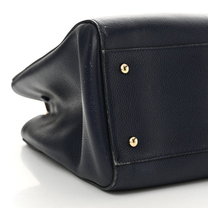 Chanel Grained Calfskin Medium Neo Executive Shopper Tote Dark Blue 9 of 16