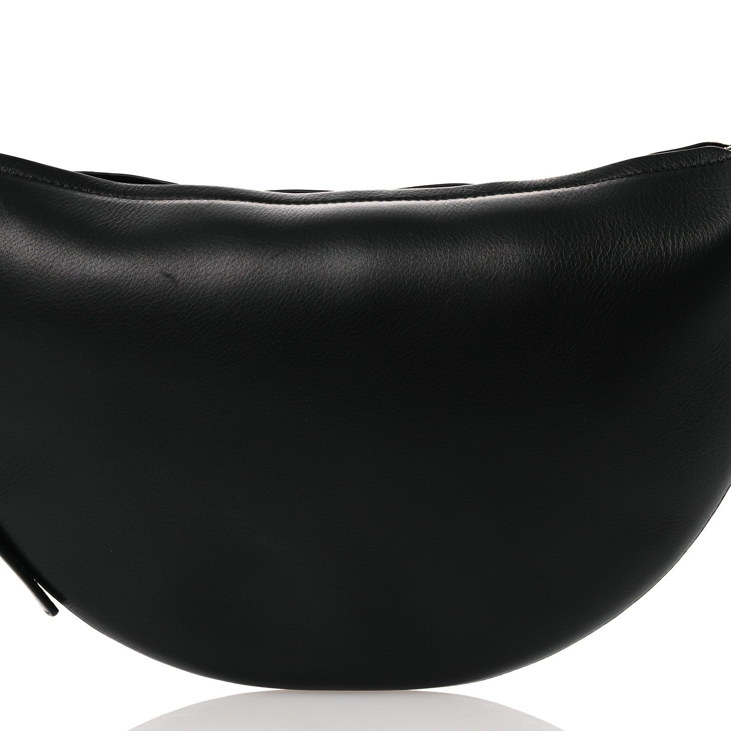 The Row Finely Grained Calfskin Jouvette Bag Black 7 of 11