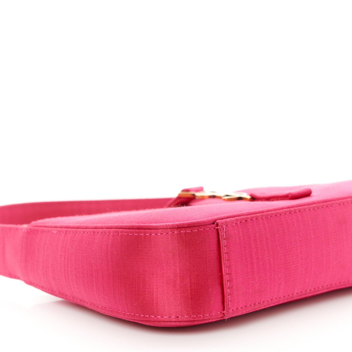 Saint Laurent Satin Le 5 A 7 Mini Hobo Guava Pink 9 of 11