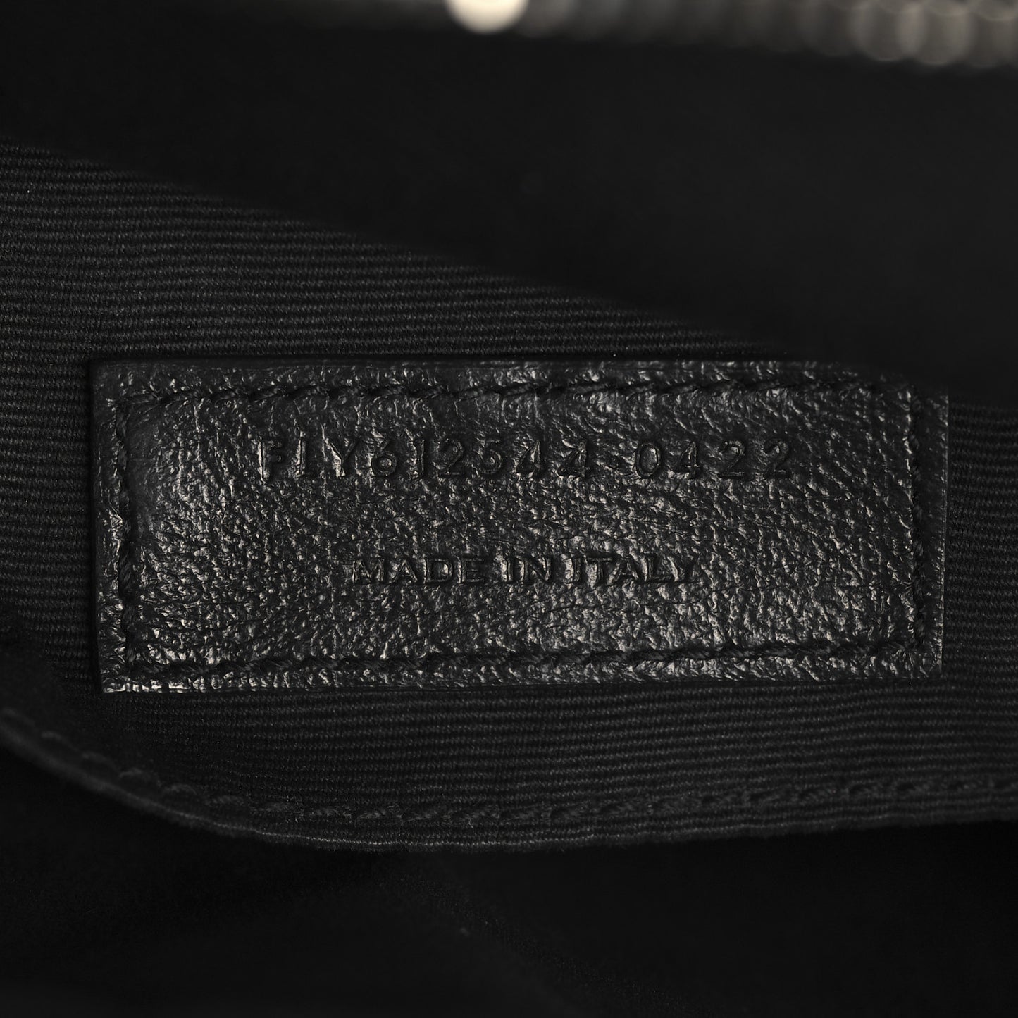 Calfskin Matelasse Monogram Lou Camera Bag Black