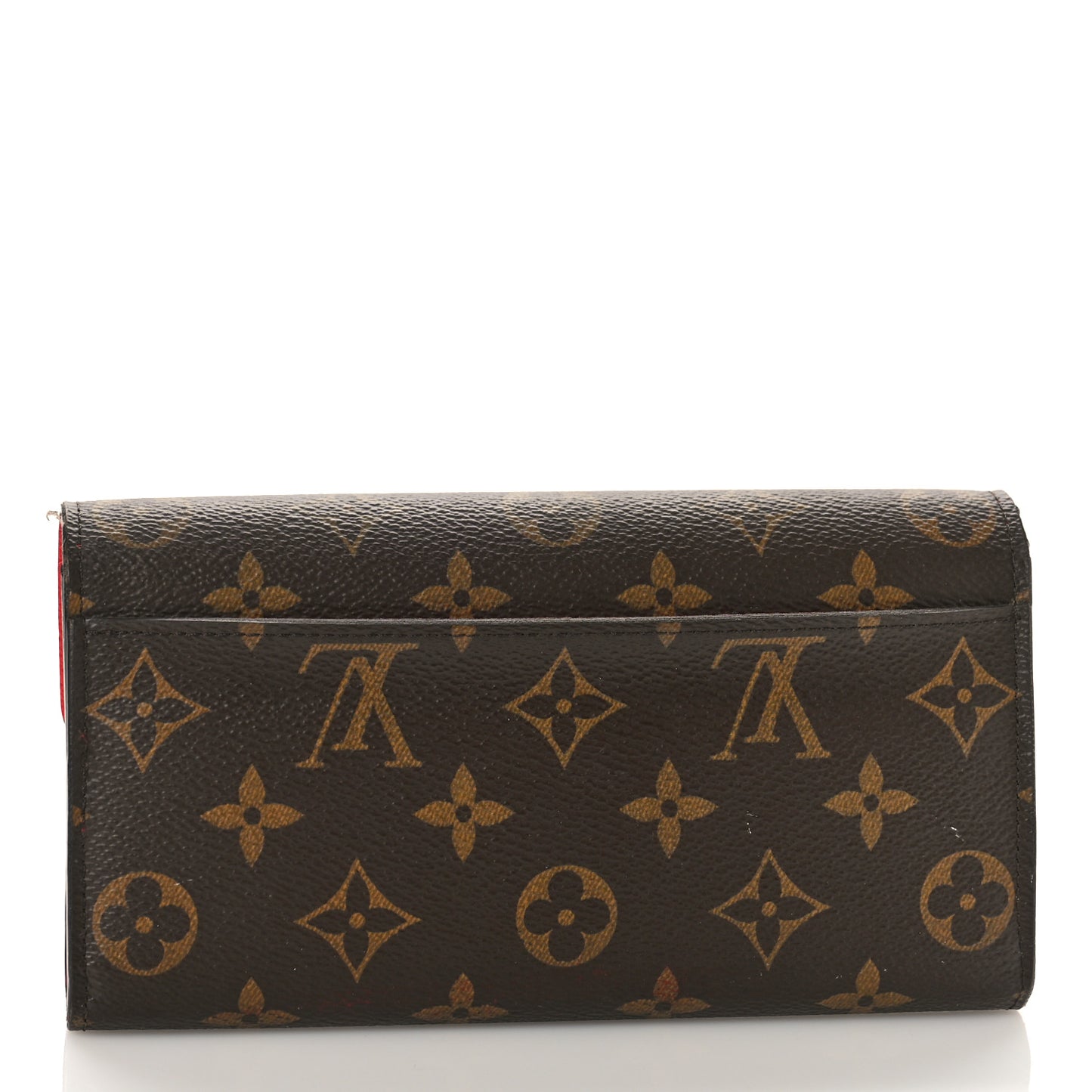Monogram Sarah Wallet NM Coquelicot