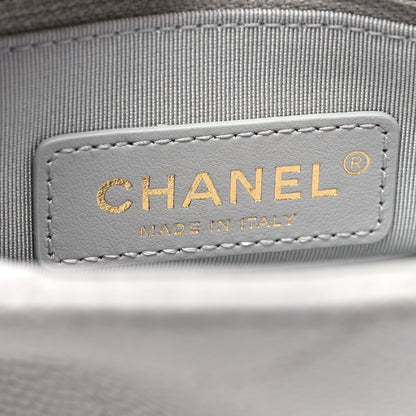 Chanel Caviar Quilted City Walk Flap Light Grey 6 of 10