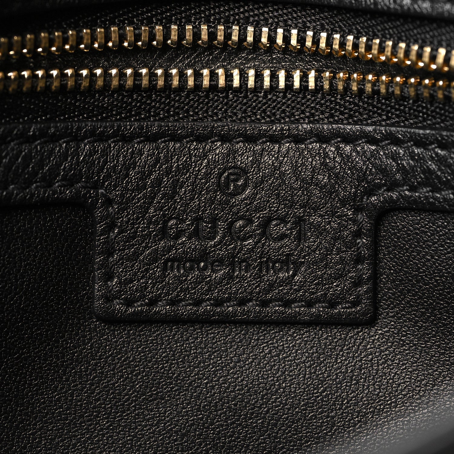 Gucci Roxy Calfskin Blondie Chain Shoulder Flap Bag Black 6 of 10