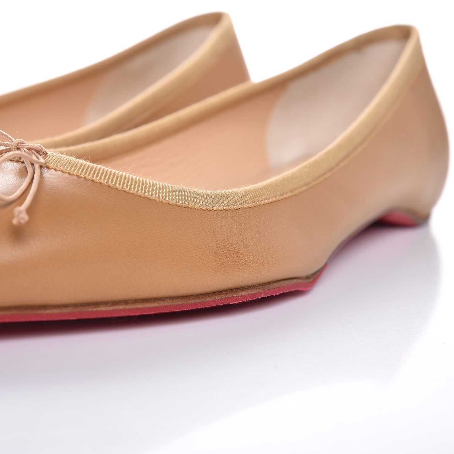 Nappa Solasofia Flats 38.5 Nude