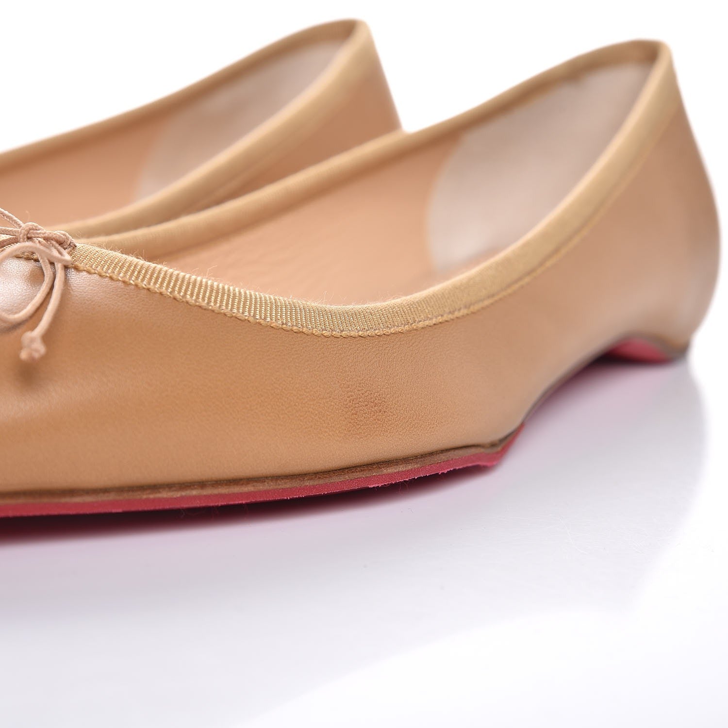 Christian Louboutin Nappa Solasofia Flats 38.5 Nude 7 of 11