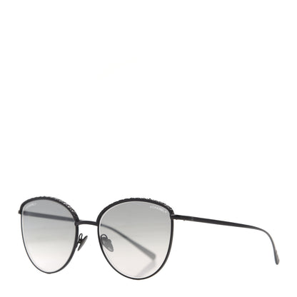 Chanel Metal Crystal Sunglasses 4258-B Black 1 of 8