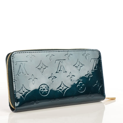 Louis Vuitton Vernis Zippy Wallet Blue Nuit 3 of 7