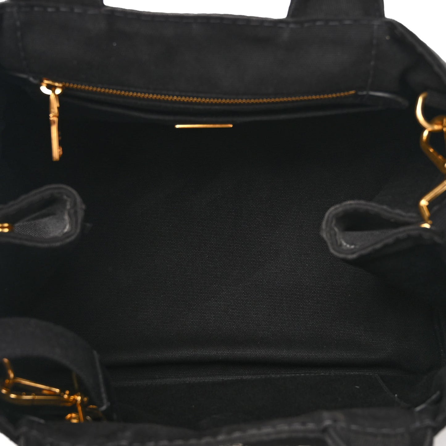 Canapa Small Logo Tote Black