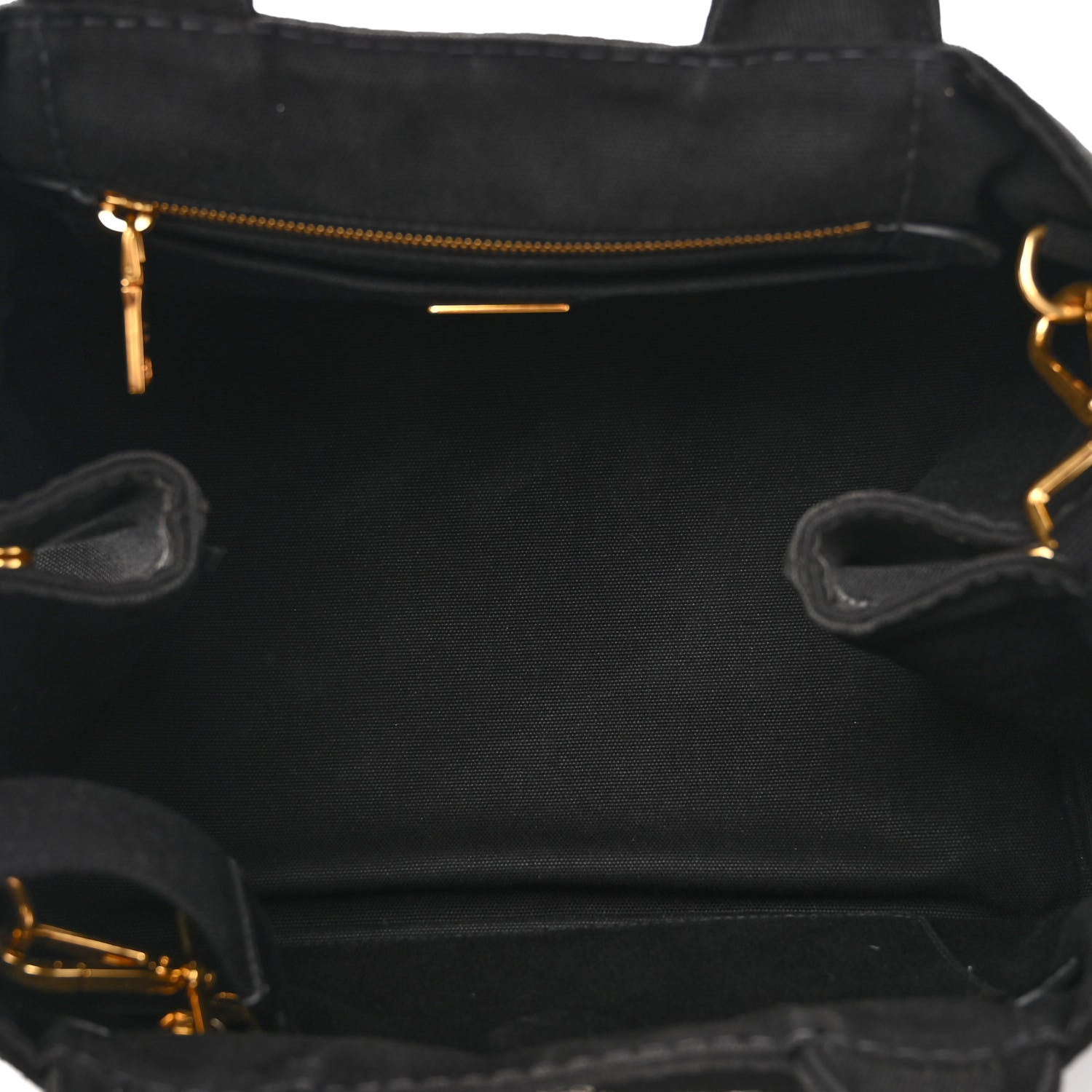 Prada Canapa Small Logo Tote Black 5 of 10