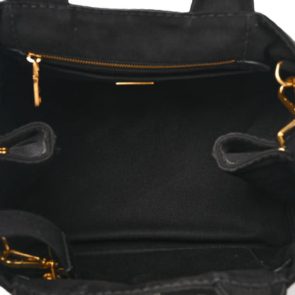 Prada Canapa Small Logo Tote Black 5 of 10