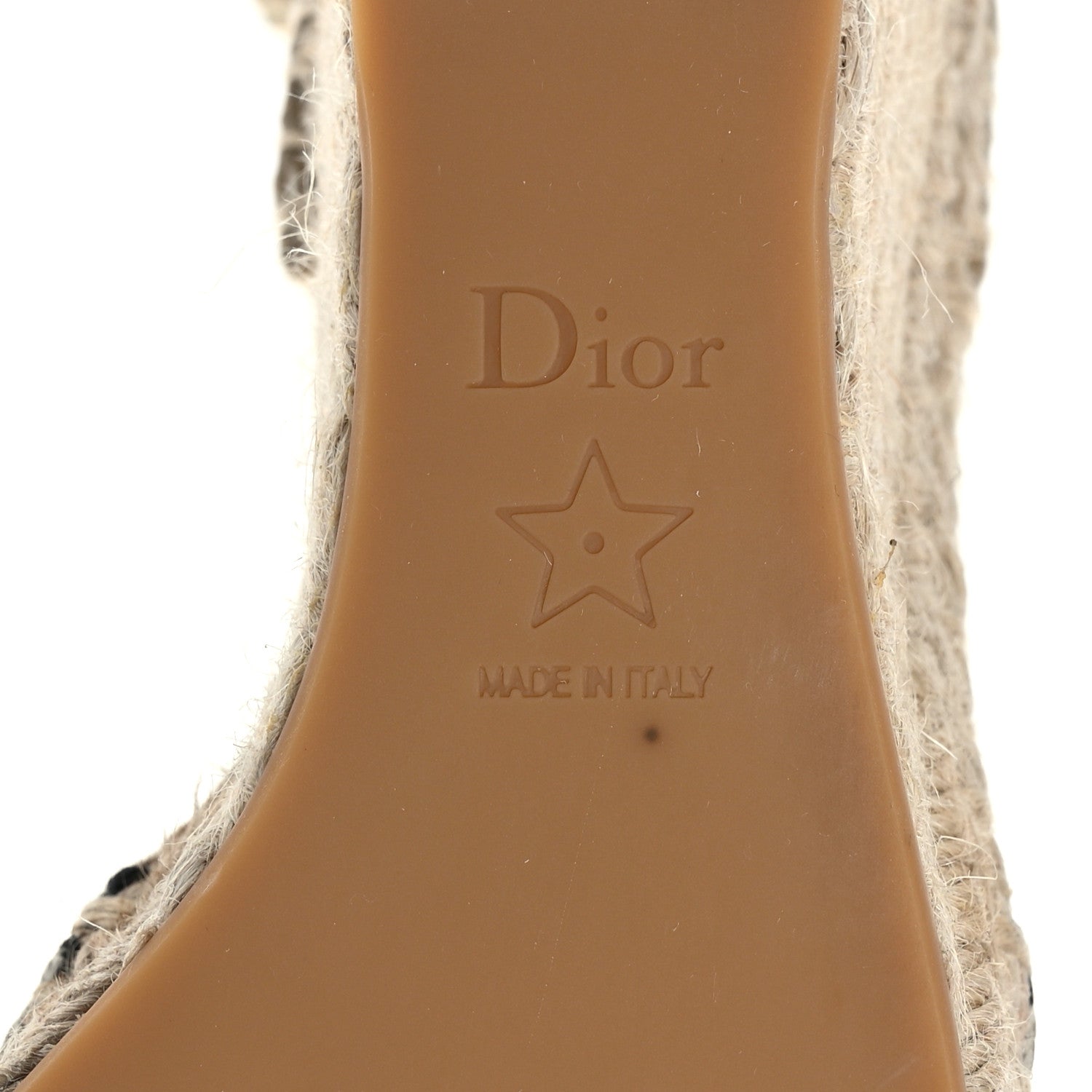 Christian Dior Canvas Mille Fleurs Embroidered Granville Ankle Tie Espadrille 65mm Wedges 35 Multicolor 8 of 8
