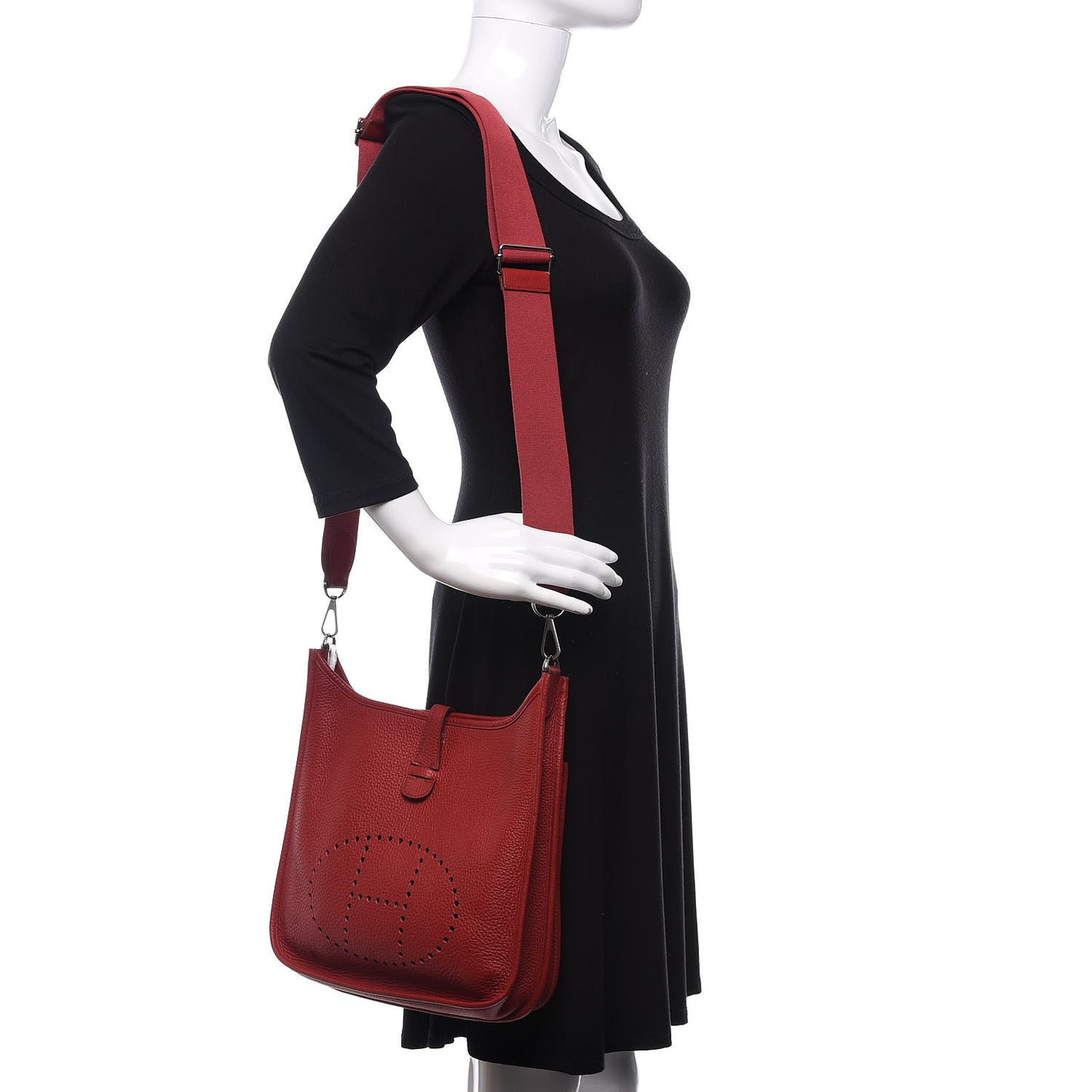 Taurillon Clemence Evelyne III PM Rouge Garance