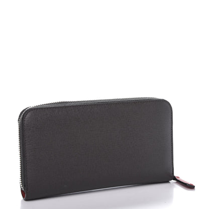 Fendi Vitello Elite Monster Eyes Studded Zip Around Wallet Carbone White Multicolor 3 of 11