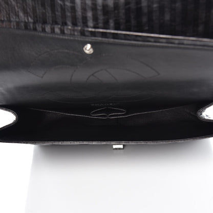 Chanel Metallic Calfskin Striped 2.55 Reissue 227 Flap Black 5 of 8