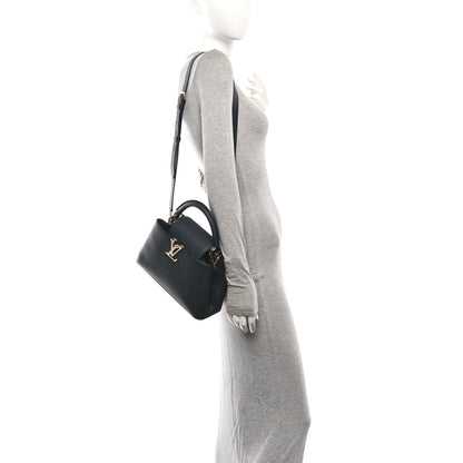 Louis Vuitton Taurillon Mother of Pearl Capucines BB Black 2 of 9