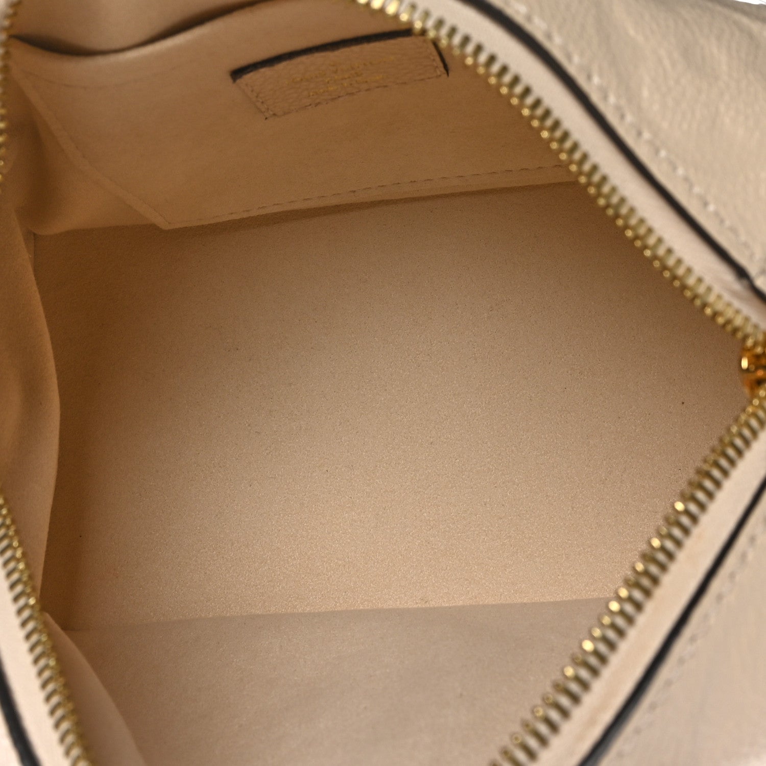 Louis Vuitton Empreinte Monogram Giant Speedy Bandouliere 20 Creme 5 of 10