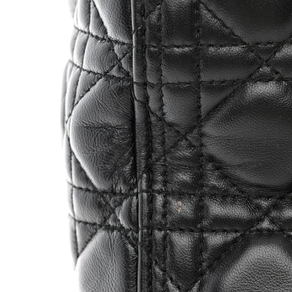 Christian Dior Lambskin Cannage Large Lady Dior Black 11 of 13