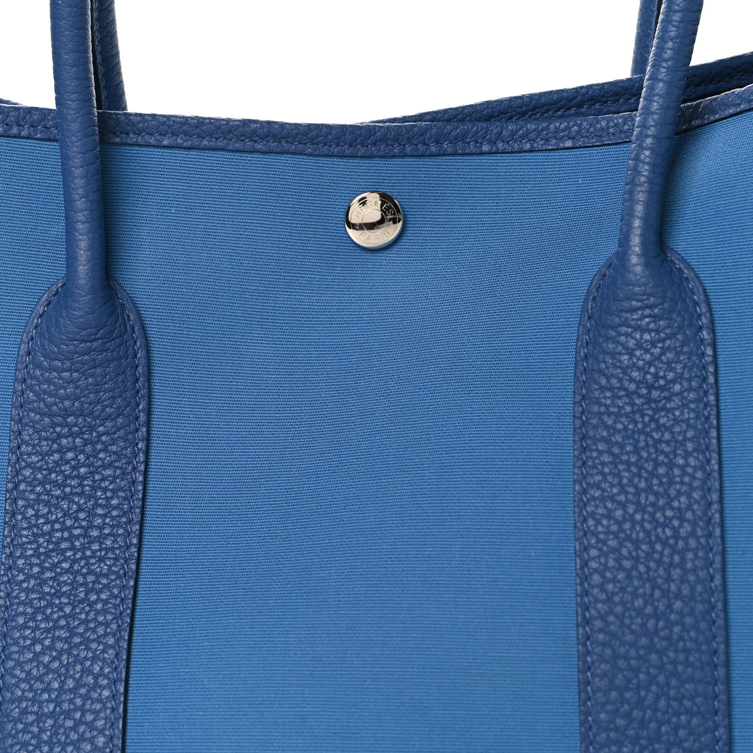 Hermes Toile Officier Negonda Garden Party 36 MM Azur Bleu Brighton 7 of 9