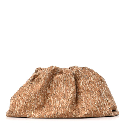 Bottega Veneta Cork The Pouch Oversized Clutch Natural 1 of 9