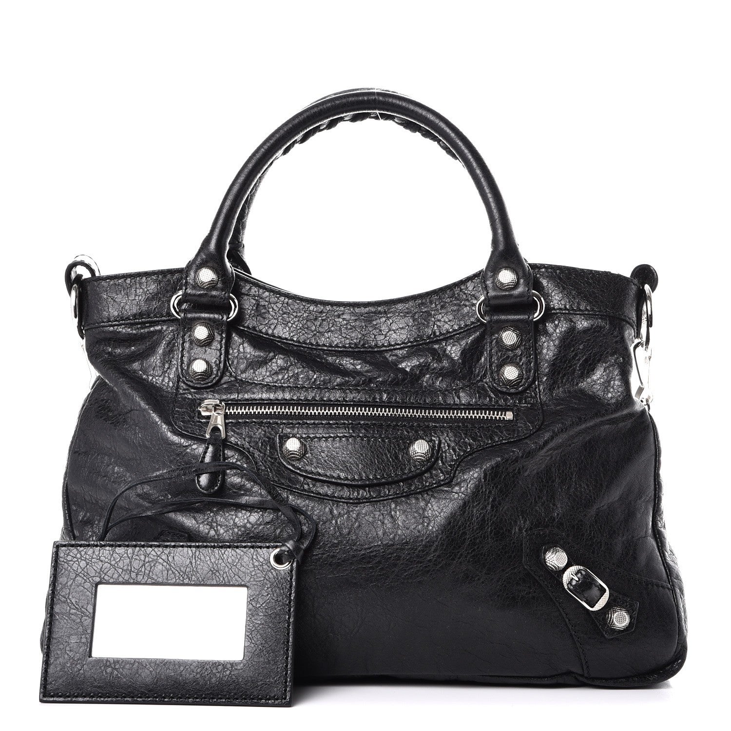 Balenciaga Agneau Giant 12 Silver Hardware Town Black 1 of 8