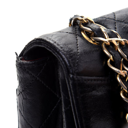 Chanel Lambskin Quilted Medium Single Flap Black 23 of 24