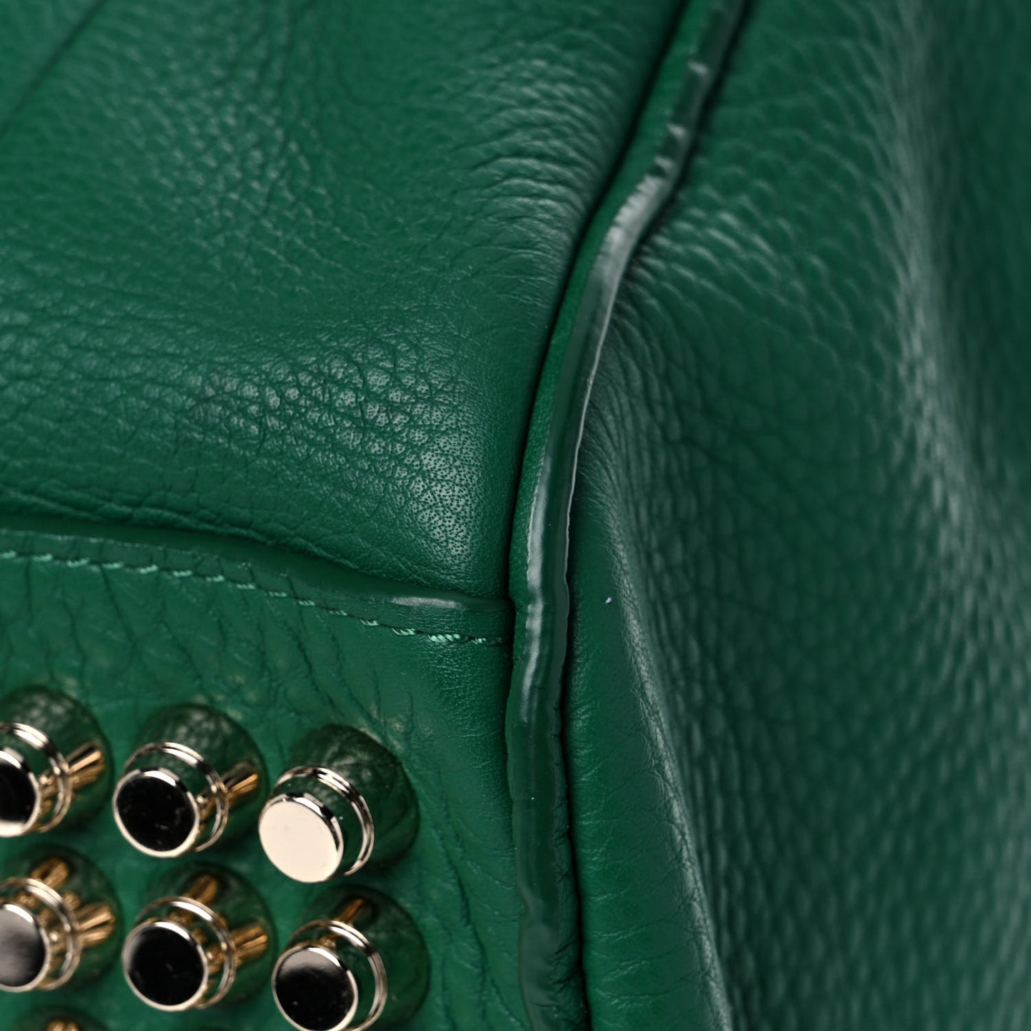 Pebbled Lambskin Rocco Vine Gold Hardware