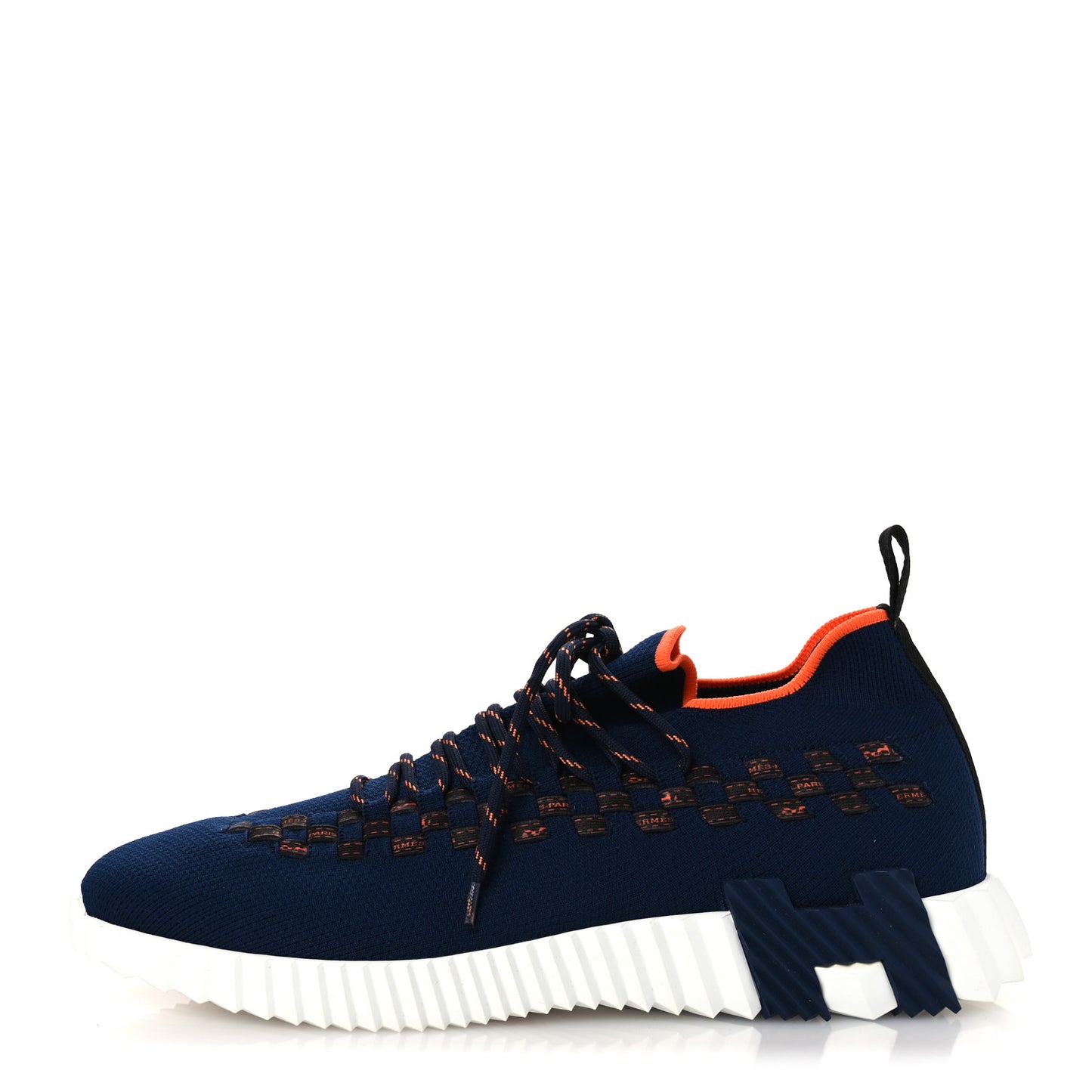 Knit Bolduc Mens Flex Sneakers 42.5 Marine Black