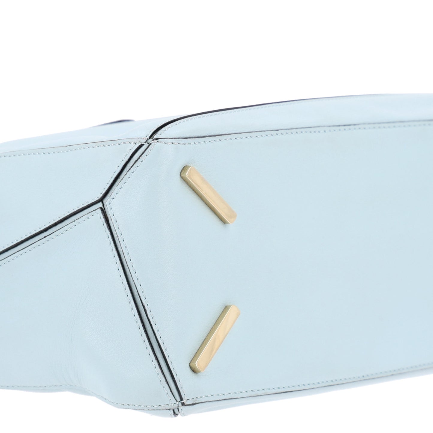 Calfskin Medium Puzzle Bag Light Blue