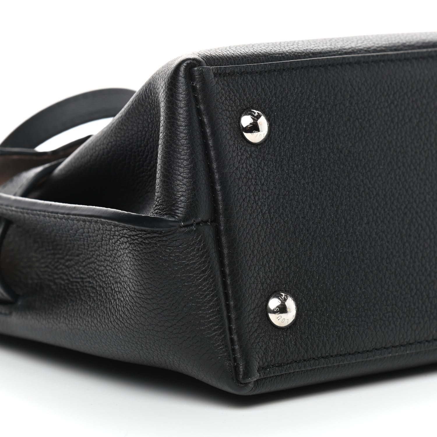 Louis Vuitton Calfskin Lockme Ever BB Black 8 of 9
