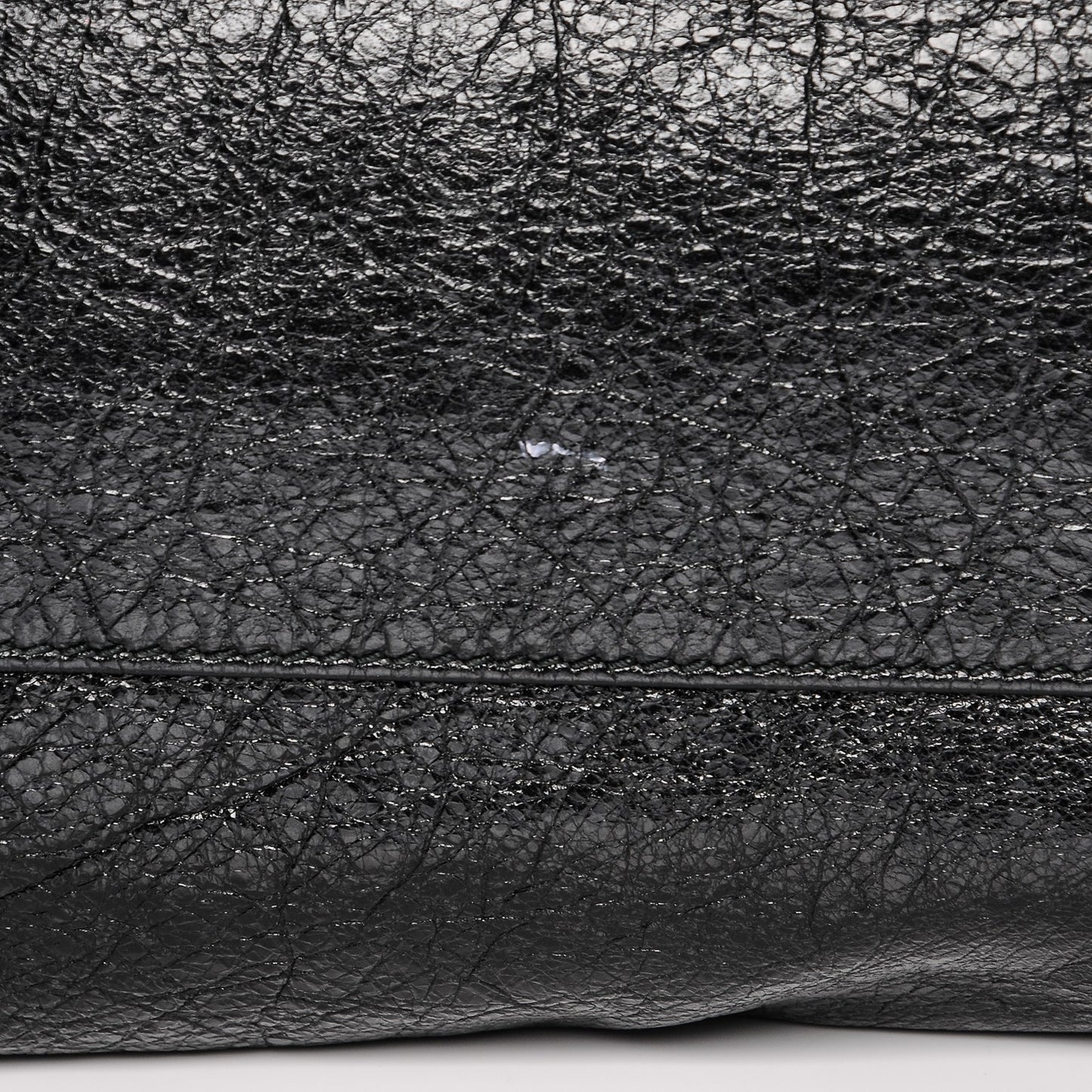 Agneau Giant 12 Silver Hardware Velo Black