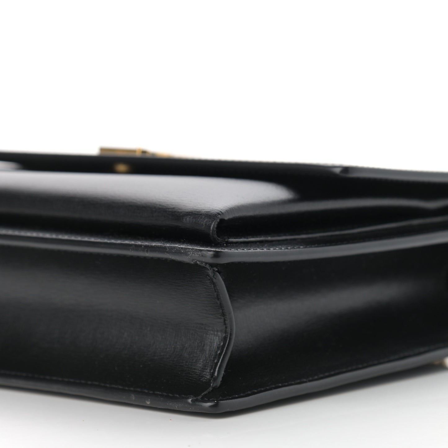 Smooth Calfskin Medium Monogram Sunset Satchel Black