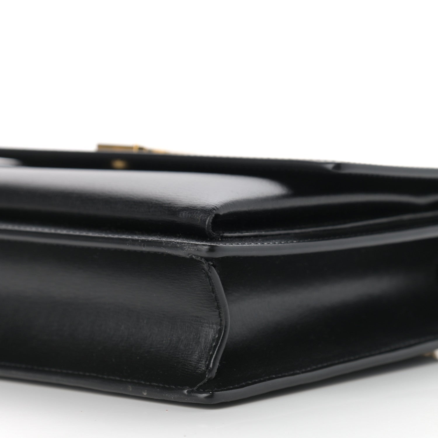 Saint Laurent Smooth Calfskin Medium Monogram Sunset Satchel Black 11 of 11