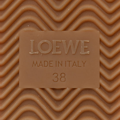 Loewe Nylon Suede Flow Runners Sneakers 38 Black Brown 8 of 9