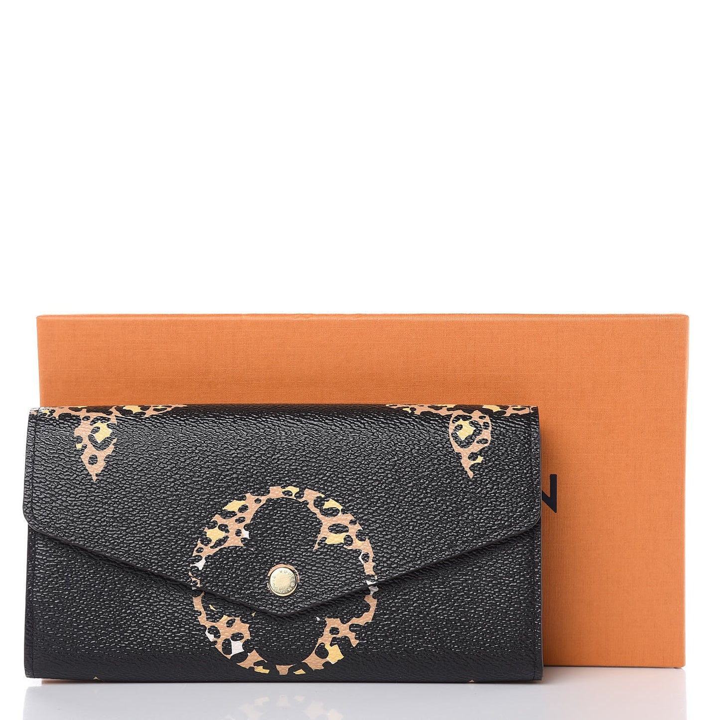 Monogram Giant Jungle Sarah Wallet Black
