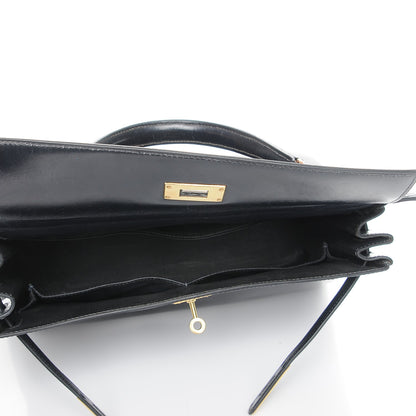 Hermes Box Kelly Retourne 32 Indigo 7 of 27