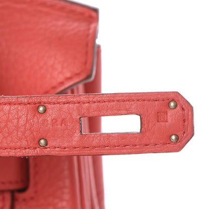 Hermes Taurillon Clemence Birkin 35 Bougainvillea 17 of 32