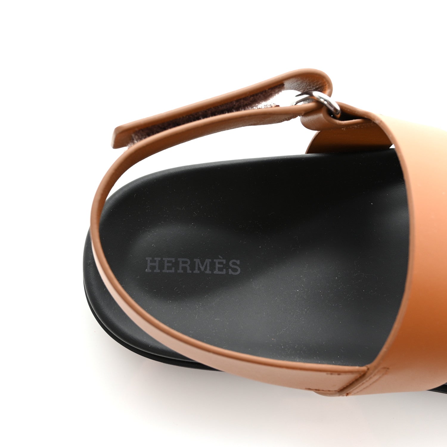 Hermes Calfskin Womens Genius Sandals 37 Naturel 9 of 10