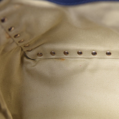 Valentino Garavani Vitello Small Rockstud Tote Marine 8 of 11