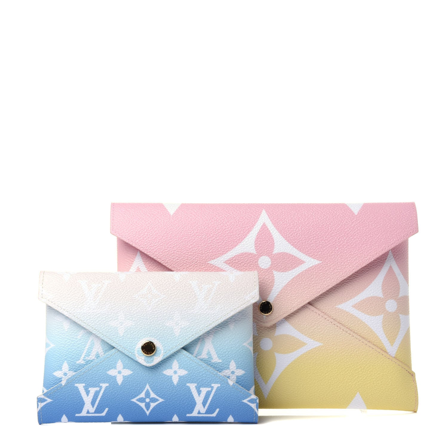 Louis Vuitton Monogram Giant By The Pool Kirigami Pochette Set Blue Mist 1 of 4