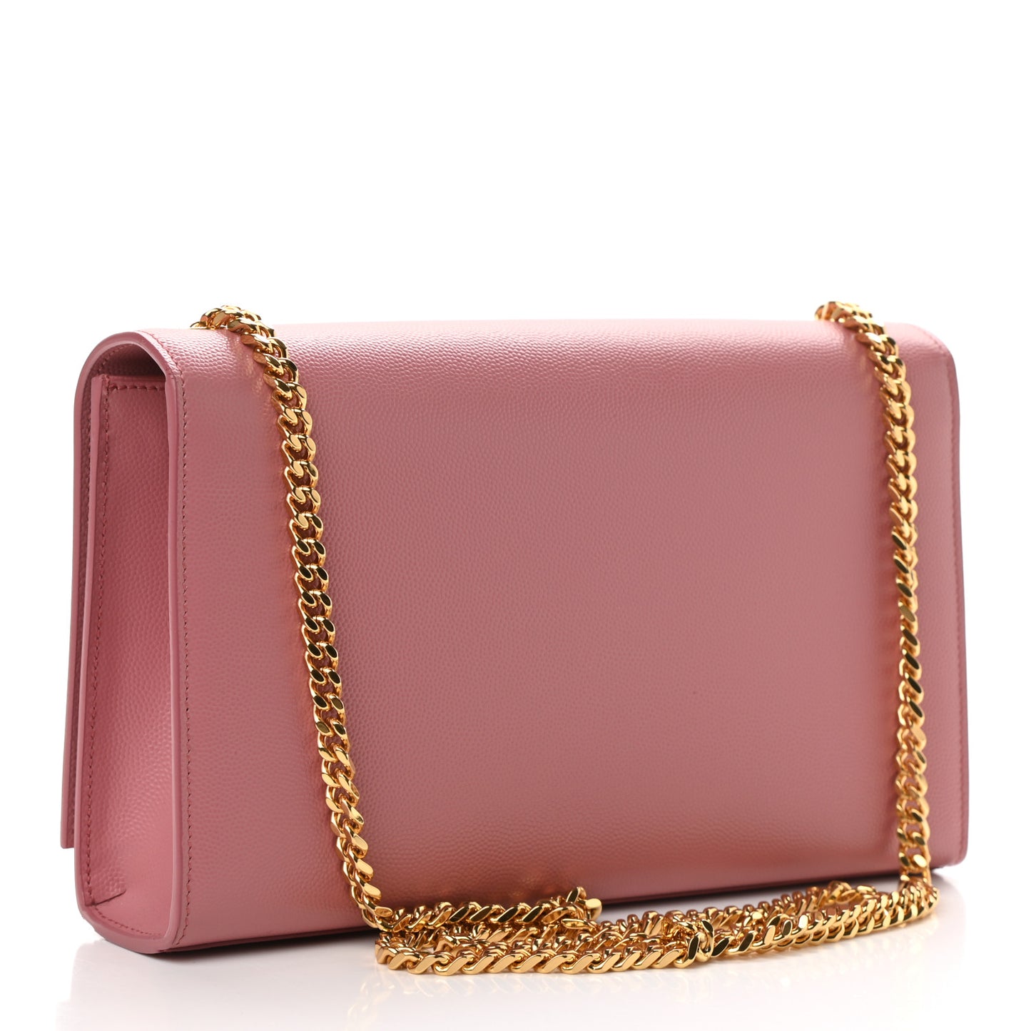 Grain De Poudre Medium Classic Monogram Kate Satchel Dark Rose